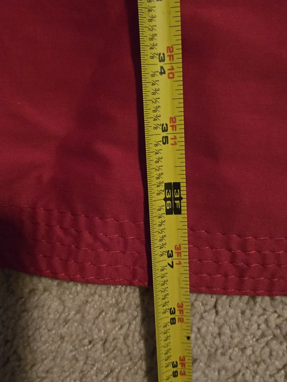 BCBGMaxAzria Red Double-Breasted‎ Trench Coat with Belt